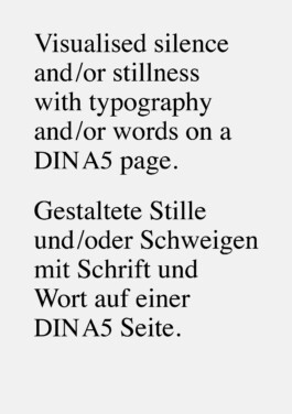 stille Typografie